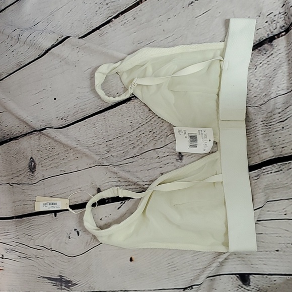 Skims Cotton Plunge Bralette NWT 3X Bone - Picture 4 of 6